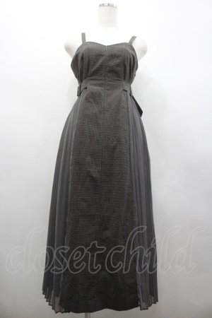 画像: LOLITAその他(お買取対象外) / チェック&プリーツ切替ジャンパースカート  グレー I-26-02-28-079-LO-OP-SA-ZI