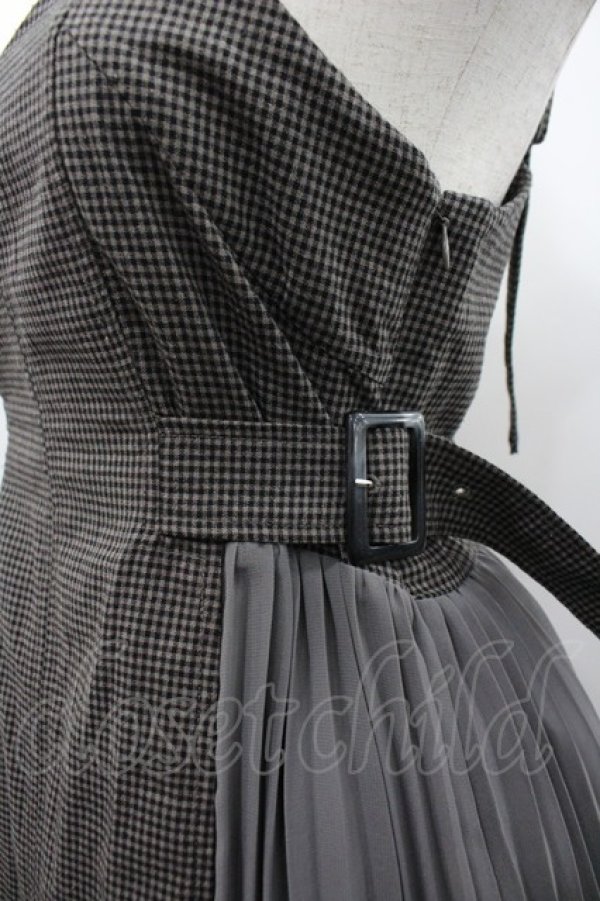 画像3: LOLITAその他(お買取対象外) / チェック&プリーツ切替ジャンパースカート  グレー I-26-02-28-079-LO-OP-SA-ZI (3)