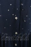 画像3: Ank Rouge / スター総柄シフォン半袖ワンピース  ネイビーＸシルバー I-26-02-28-081-CA-OP-SA-ZI (3)