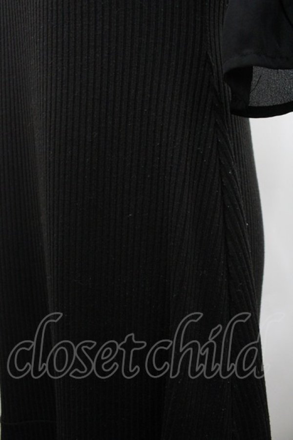 画像3: Ank Rouge / ハイネックニットロングワンピース  黒 I-26-02-28-082-CA-AC-SA-ZI (3)