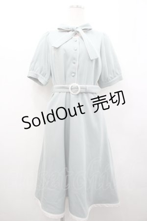 画像: Fi.n.t / パイピングボウタイワンピース  ミント I-26-02-28-086-CA-OP-SA-ZI