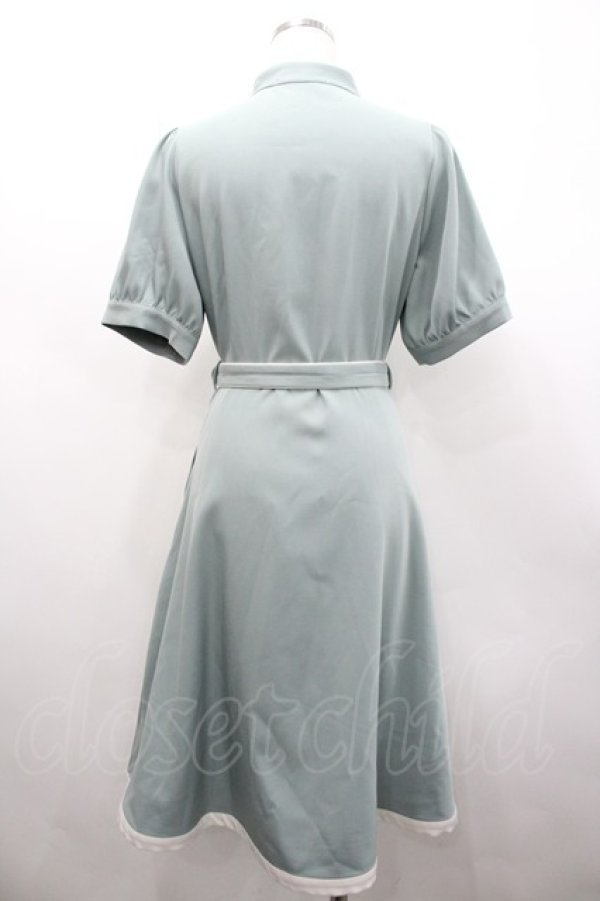 画像2: Fi.n.t / パイピングボウタイワンピース  ミント I-26-02-28-086-CA-OP-SA-ZI (2)