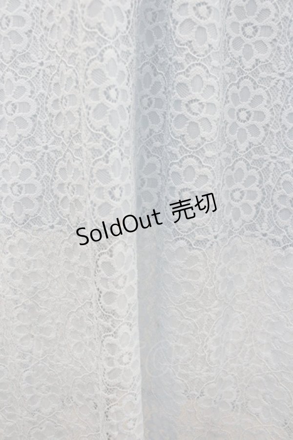 画像3: LIZ LISA / レースノースリーブワンピース  サックス I-26-02-28-091-LO-OP-SA-ZI (3)