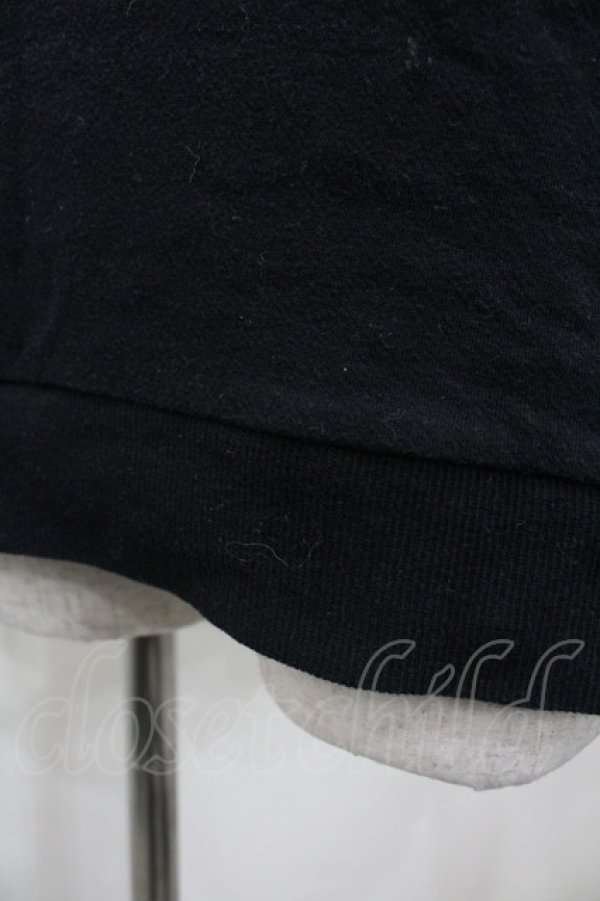 画像4: Katie / Q.O.A crew neck  黒Ｘ白 I-26-02-28-010-LO-TO-SA-ZI (4)