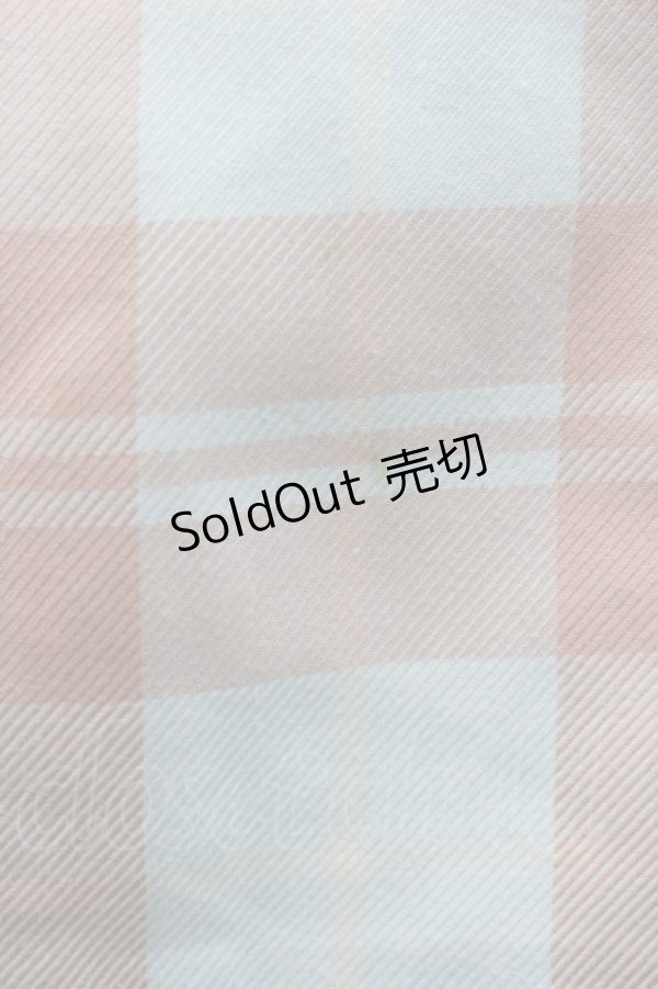 画像3: MILK / graceチェックスカート  ピンクｘサックス I-26-02-28-105-ML-SK-SA-ZI (3)