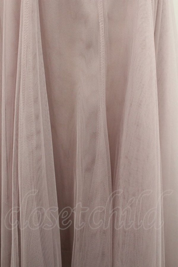 画像3: axes femme / ロングチュールスカート  ピンク I-26-02-28-109-AX-SK-SA-ZI (3)