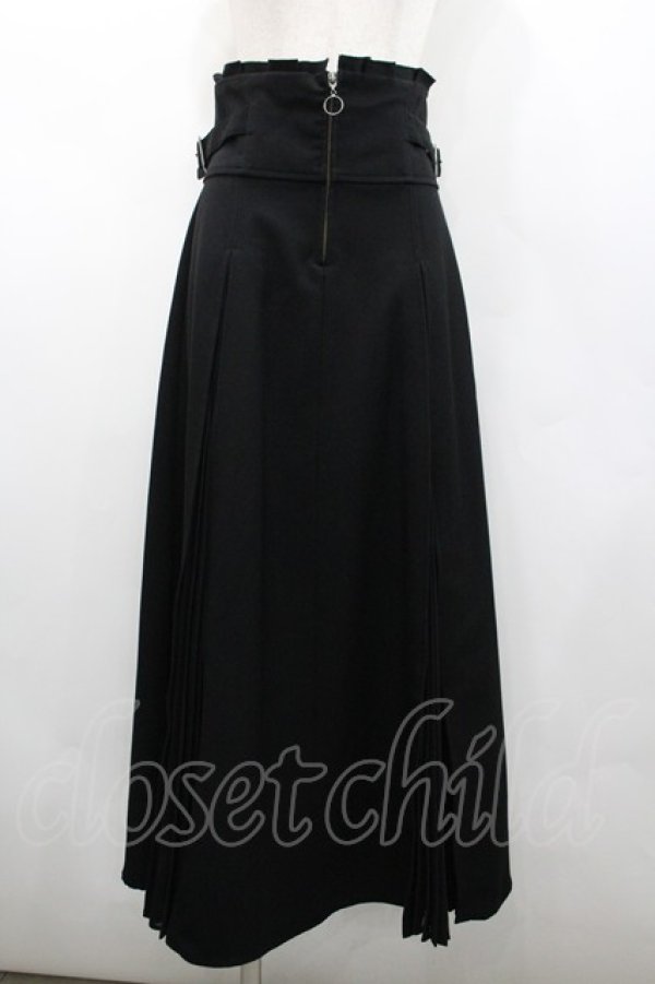 画像1: axes femme / センタージップロングスカート M 黒 I-26-02-28-110-AX-SK-SA-ZI (1)