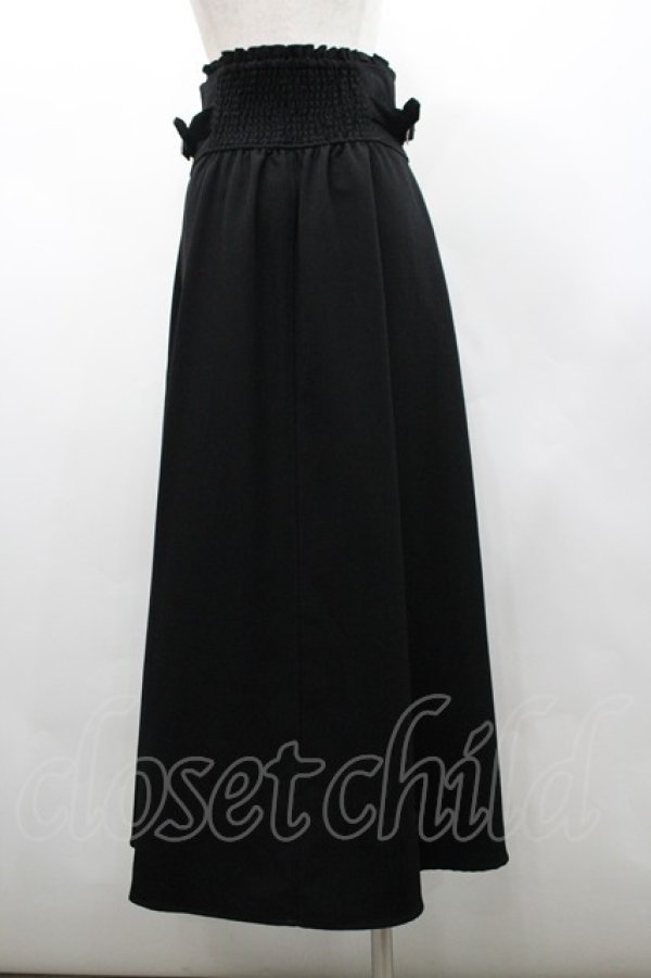 画像2: axes femme / センタージップロングスカート M 黒 I-26-02-28-110-AX-SK-SA-ZI (2)