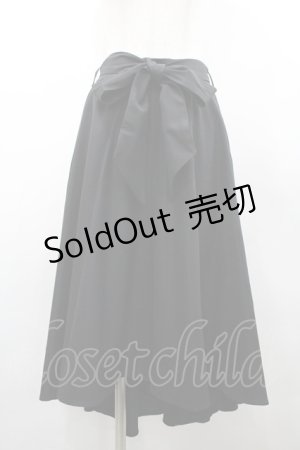 画像: axes femme / ポケットフィッシュテールスカート  黒 I-26-02-28-111-AX-SK-SA-ZI