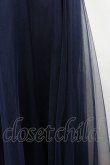画像3: axes femme / ロングチュールスカート M ネイビー I-26-02-28-114-AX-SK-SA-ZI (3)