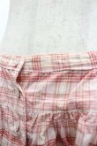 画像3: PINK HOUSE / チェックサイドリボンスカート  ピンクチェック I-26-02-28-117-LO-SK-SA-ZI (3)