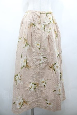 画像: INGEBORG / 百合ドットスカート  ピンクＸ白 I-26-02-28-118-LO-SK-SA-ZI