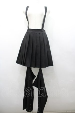 画像: Amavel / Rockin' Girl レッグカバー付きスカパン  黒 I-26-02-28-124-CA-SK-SA-ZI