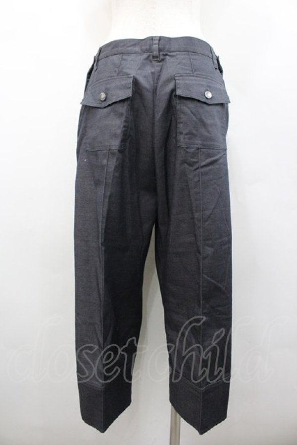 画像2: INGEBORG / ロゴサイドボタンパンツ  グレー I-26-02-28-125-LO-PA-SA-ZI (2)