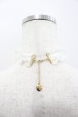 画像2: Angelic Pretty / レースハートチャームチョーカー  白 I-26-02-28-127-AP-AC-SA-ZI (2)