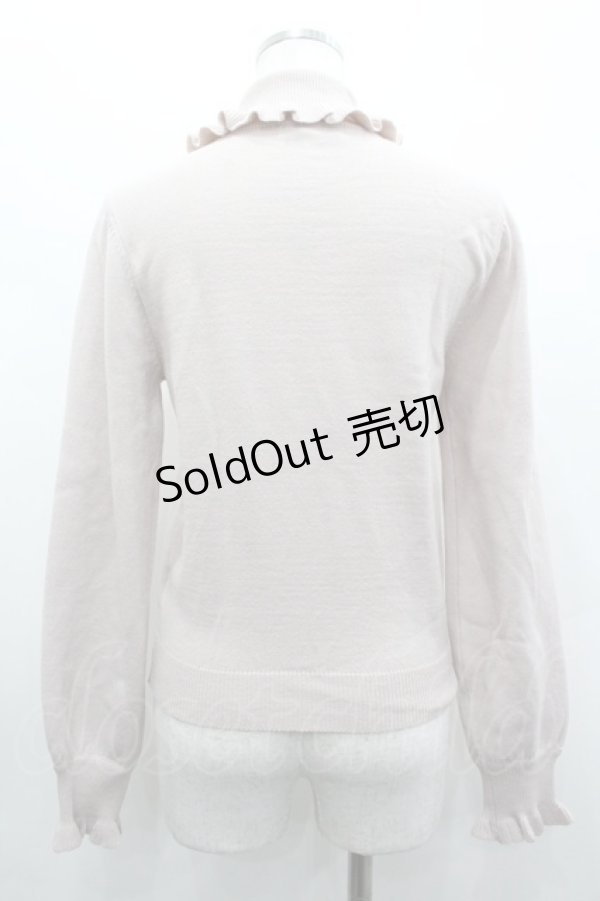 画像2: Ank Rouge / リボン通しタートルニットプルオーバー M ピンク I-26-02-28-013-CA-TO-TE-ZI (2)