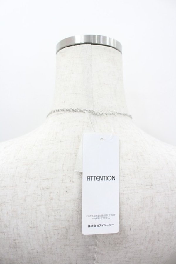 画像3: axes femme / バラＸ蝶前留めネックレス  シルバー I-26-02-28-131-AX-AC-SA-ZI (3)