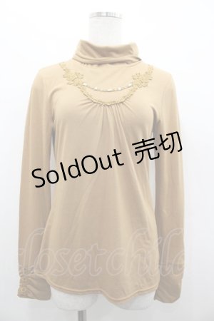 画像: axes femme / ネックレス風装飾タートル  ブラウン I-26-02-28-014-AX-TO-SA-ZI