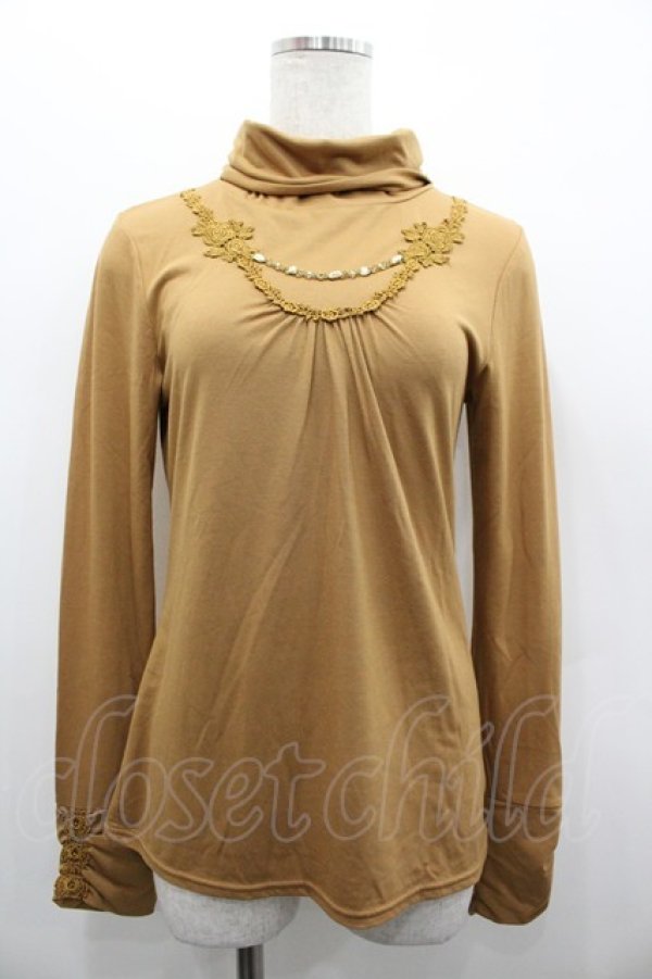 画像1: axes femme / ネックレス風装飾タートル  ブラウン I-26-02-28-014-AX-TO-SA-ZI (1)