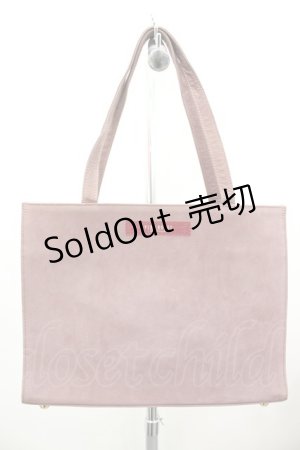 画像: PINK HOUSE / ロゴプリントハンドバッグ  ピンク I-26-02-28-148-LO-BG-SA-ZT0304X