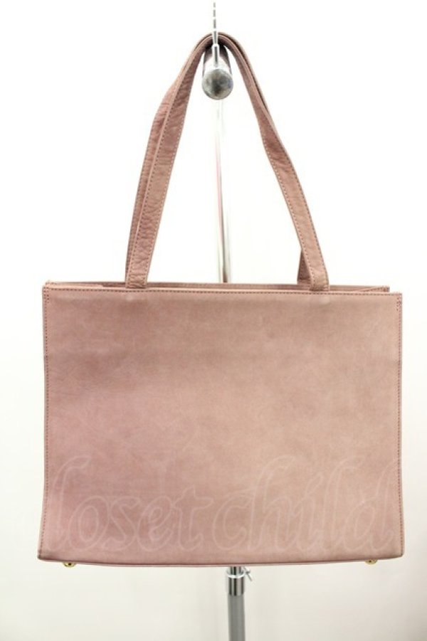 画像2: PINK HOUSE / ロゴプリントハンドバッグ  ピンク I-26-02-28-148-LO-BG-SA-ZI (2)