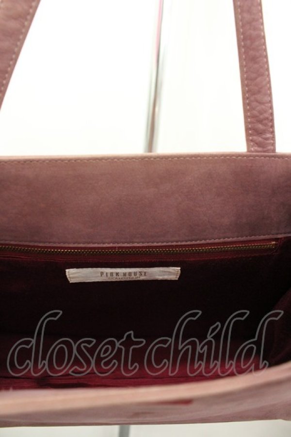 画像3: PINK HOUSE / ロゴプリントハンドバッグ  ピンク I-26-02-28-148-LO-BG-SA-ZI (3)