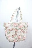 画像2: PINK HOUSE / 薔薇プリントトートバッグ  ピンク I-26-02-28-160-LO-BG-SA-ZI (2)