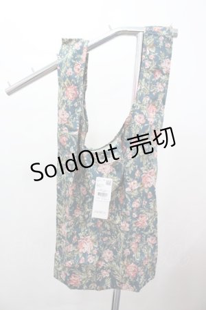 画像: axes femme / 壁紙柄エコバッグ  グリーン I-26-02-28-162-AX-BG-SA-ZI