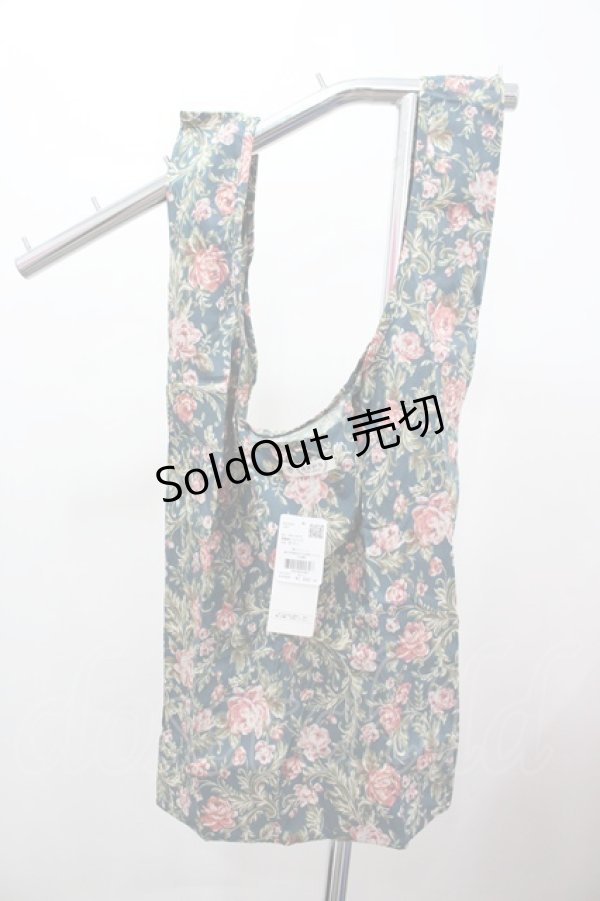 画像1: axes femme / 壁紙柄エコバッグ  グリーン I-26-02-28-162-AX-BG-SA-ZI (1)