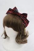 画像1: Angelic Pretty / British Bearカチューシャ  赤 I-26-02-28-171-AP-AC-SA-ZI (1)