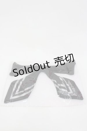 画像: HIDOLATRAL THEODOL / クソデカリボンクリップ  黒 I-26-02-28-174-0-AC-SA-ZT0304X