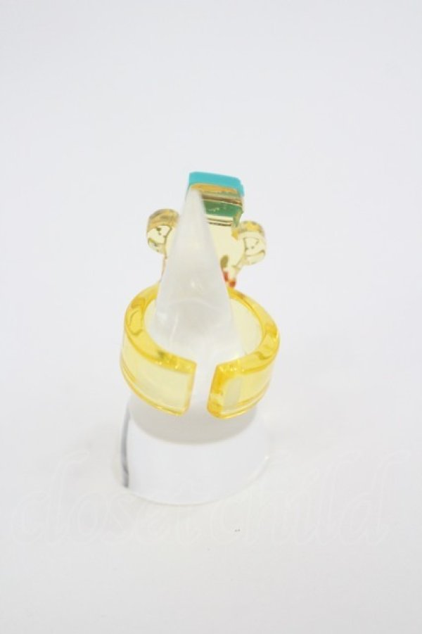 画像2: Angelic Pretty / Honey Bearリング  イエロー I-26-02-28-177-AP-AC-SA-ZI (2)