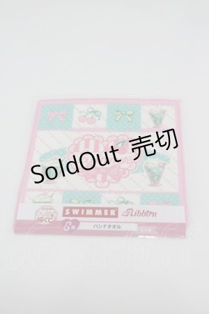 画像: SWIMMER / SWIMMER Ribbonハンドタオル   I-26-02-28-192-EL-ZA-SA-ZI