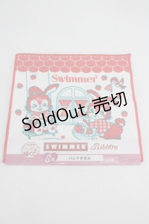 画像: SWIMMER / SWIMMER Ribbonハンドタオル   I-26-02-28-194-EL-ZA-SA-ZI