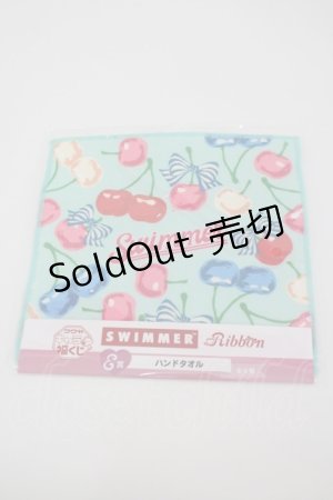 画像: SWIMMER / SWIMMER Ribbonハンドタオル   I-26-02-28-196-EL-ZA-SA-ZI