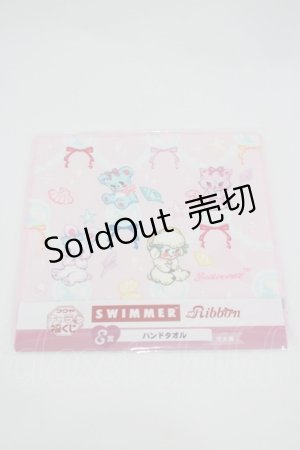 画像: SWIMMER / SWIMMER Ribbonハンドタオル   I-26-02-28-197-EL-ZA-SA-ZI