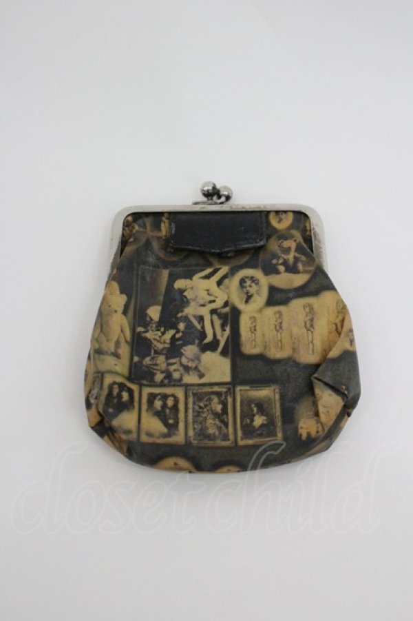 画像1: Jean Paul GAULTIER / アンティークドールがま口小銭入れ  ブラウン I-26-02-28-204-GO-ZA-SA-ZI (1)