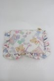 画像2: Nile Perch / BEARお菓子プリントポーチ  白Ｘカラフル I-26-02-28-205-LO-ZA-SA-ZI (2)