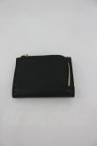 画像2: m petit by misako / 3つ折り財布  黒 I-26-02-28-208-LO-ZA-SA-ZI (2)