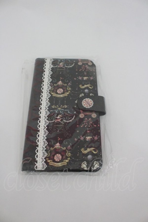画像1: abilletage / 手帳型スマホケースcircus L 黒 I-26-02-28-209-GO-AC-TE-ZI (1)