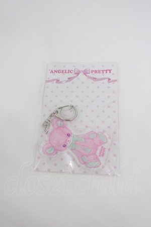 画像: Angelic Pretty / はにかみベアーアクリルキーホルダー  ピンク I-26-02-28-222-AP-ZA-SA-ZI