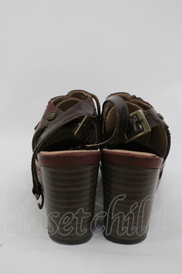 画像3: axes femme / カカトベルトサンダル M ブラウン I-26-02-28-230-AX-SH-SA-ZI (3)