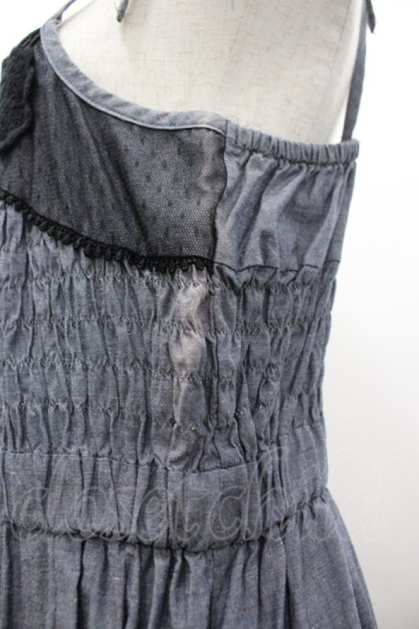 画像3: axes femme / レースフリルキャミワンピース  黒 I-26-03-02-039-AX-OP-SA-ZI (3)