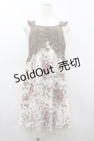 画像: axes femme / キャミ重ねチュニック M キナリ I-26-03-02-043-AX-OP-TE-ZI