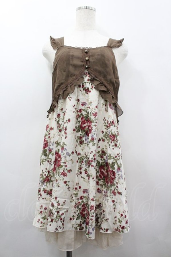 画像1: axes femme / キャミ重ねチュニック M キナリ I-26-03-02-043-AX-OP-TE-ZI (1)