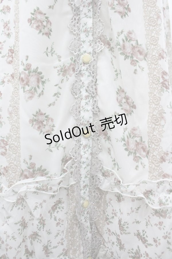 画像3: axes femme / 花Ｘレース柄キャミチュニック M キナリ I-26-03-02-044-AX-OP-SA-ZI (3)