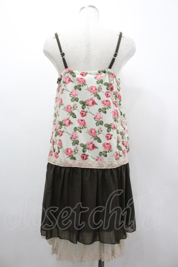 画像2: axes femme / ビスチェ重ね着風キャミチュニック M ブラウン I-26-03-02-047-AX-OP-SA-ZI (2)