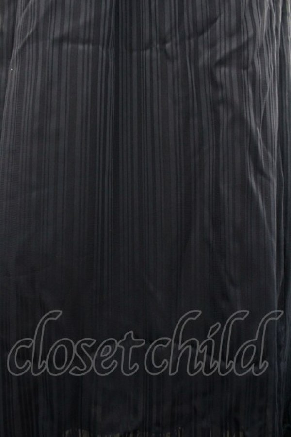 画像3: axes femme / ボウタイストライプチュニック M ネイビー I-26-03-02-050-AX-OP-SA-ZI (3)