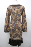 画像2: axes femme / ゴブランプリントチュニック M ベージュ I-26-03-02-057-AX-OP-SA-ZI (2)