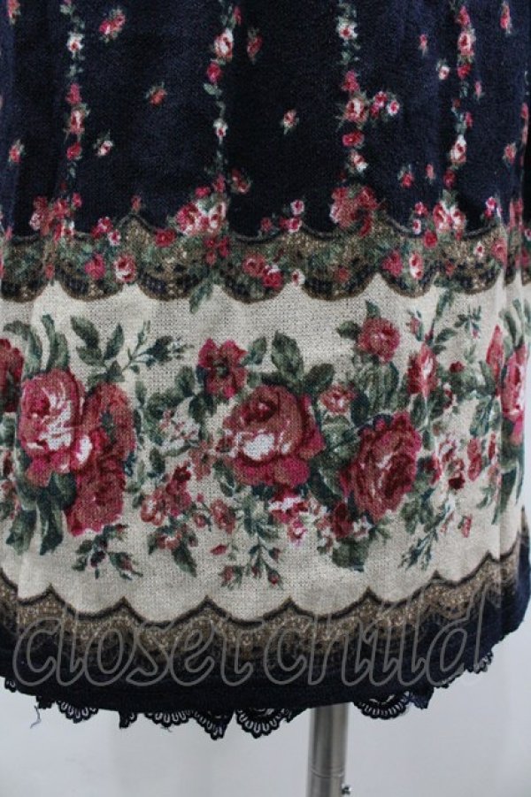 画像3: axes femme / ローズパネル柄カットチュニ M コン I-26-03-02-060-AX-OP-SA-ZI (3)